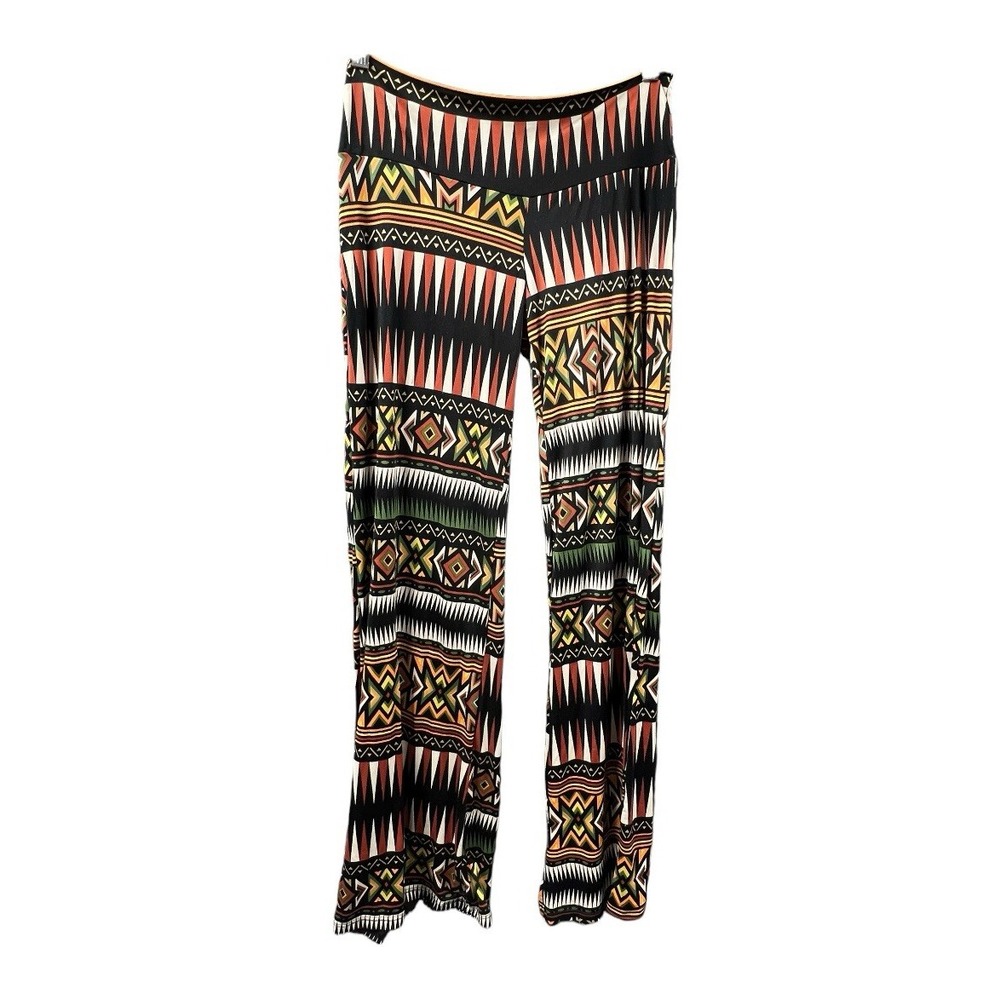 Womens Lounge Pant Multi Designs Colors Stretch Wide Leg Boho Bohemian Gypsy